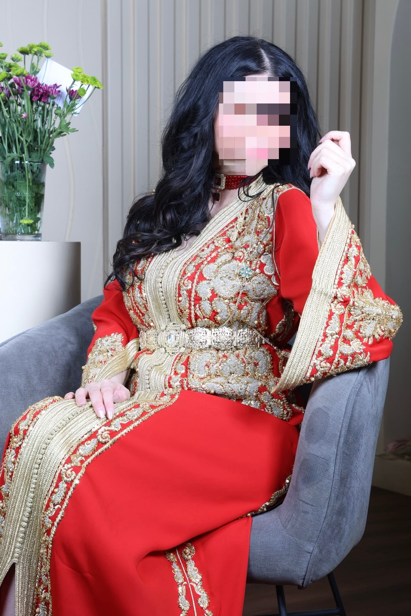 Goldy Khuftan orange tones
