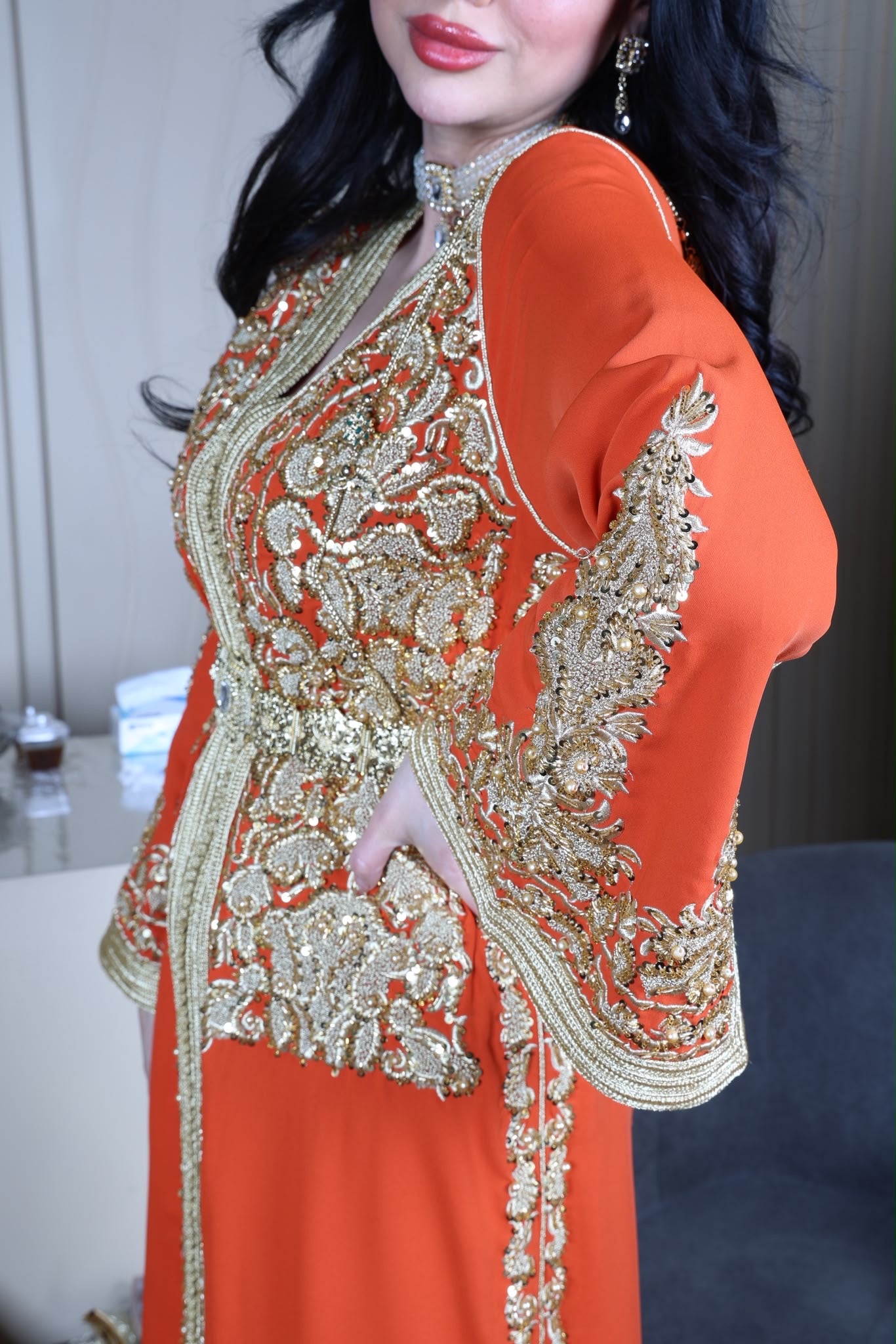 Goldy Khuftan orange tones